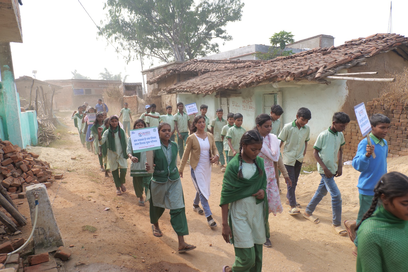 Students/community awareness march:- Students and community members unite to spread awareness and champion every child’s right to education, safety, and opportunity.