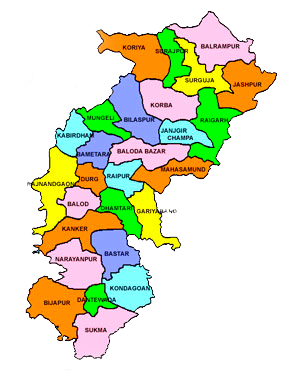 Chhatisgarh_Map